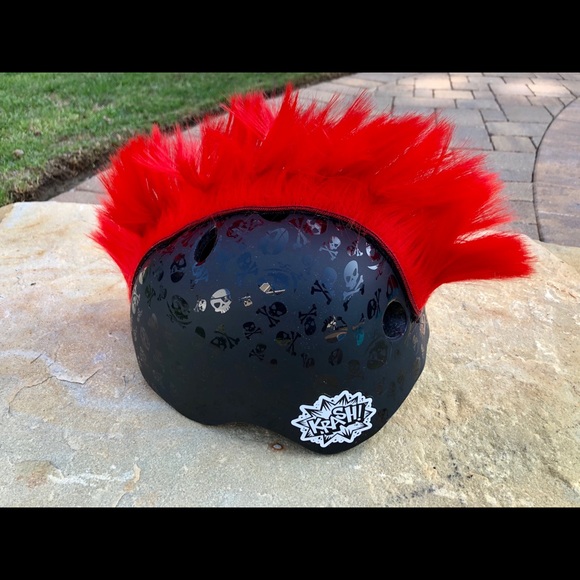 mohawk bike helmet